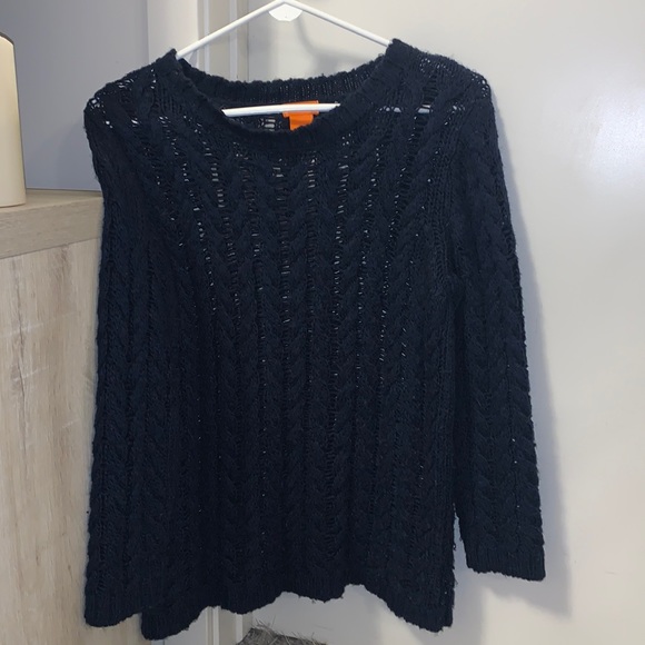Joe Fresh Navy Knit Sweater (Small) - Picture 1 of 2